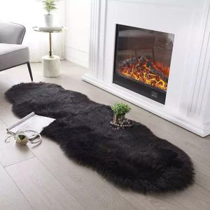 Seat Throws Carpet Faux Fur Multipurpose Decorative Throw Rugs Size: 60 by 180cm