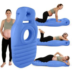 Inflatable Pregnancy maternity mattress/ Pillows with belly hole for Sleeping, Full Body Maternity Pillow,  Support for Back, Legs, Belly, HIPS for Pregnant Women, 