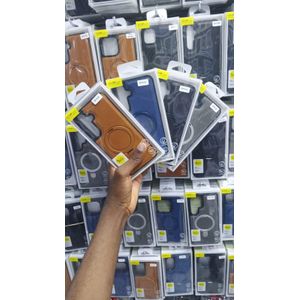 Apple iPhone 16 Premium Faux Leather Magnetic Ring Kickstand Case – Luxury Leather Texture Protective Back Cover for Everyday Style