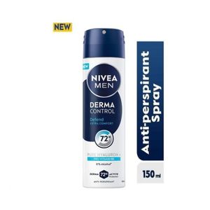 NIVEA MEN Derma Control Defend Anti-Perspirant spray for Men, 72h – 150ml