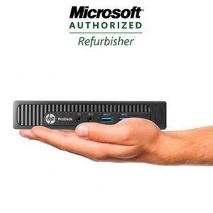 HP  EliteDesk 800 G1 Mini PC Core i5 8GB RAM 500GB HDD – Windows 11 + Office (Refurbished) COMES WITH A POWER ADAPTER AND POWER CABLE