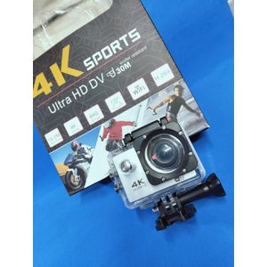 4K WiFi Sports Camera with 170° Wide-Angle Lens, Waterproof Case, and High-Resolution Video