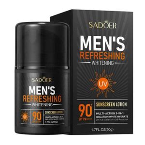 SADOER Men's Refreshing Whitening Sunscreen Non-greasy sunscreen 50g