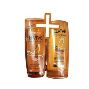L'Oréal ELVIVE Extraordinary Oil NOURISHING SHAMPOO + CONDITIONER Normal to Dry Hair cf