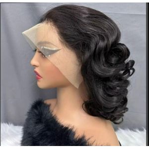premium lace front wig  12 inches