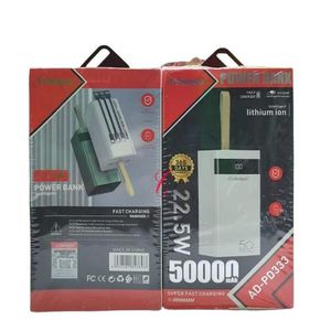 Aldeepo Buy now 50000 Mah Super Fast powerbank With 3 Cables for Iphone,Type C and Normal Charge phone 10X