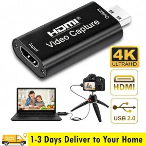 HDMI Video Capture Card, USB 3.0 Game Live Streaming Device with Loop-Out, 1080P 60FPS for Gaming Console PS5/PS4, Camera, Laptop to PC