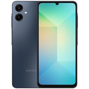 Samsung Brand New Galaxy A06 4GB+128GB 6.7 HD+ display, Helio G85 processor, 50MP dual camera, and a 5000mAh battery with 25W fast charging on Android 14.
