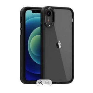 iPhone Xr Phone Case Acrylic Crystal Clear Back Cover Case, Protective