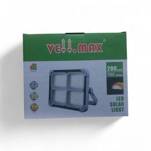 Vellmax Reachargable solar Led floodlight