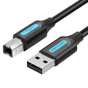 Vention  USB 2.0 A Male to B Male Printer Cable with 2*Ferrite Core 5M Black (VAS-A16-B500)