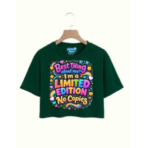 Women's casual crop tshirt 