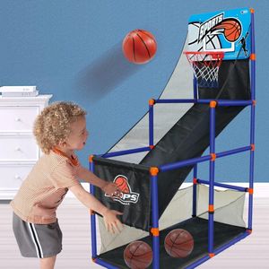Kids Basketball Hoop Set – Indoor Sports Toy – Adjustable Height Mini Basketball Game