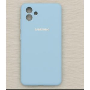Soft Flexible Silicone Case for Samsung Galaxy A04e, Shockproof Anti-Scratch Slim TPU Protective Back Cover (Light Blue)