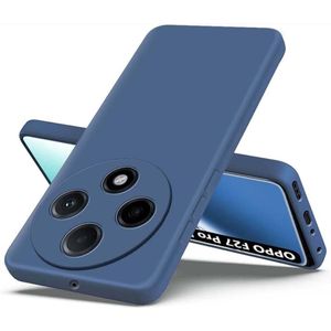 Oppo Reno 12F Blue Original and Premium Silicone Phone Case/ cover