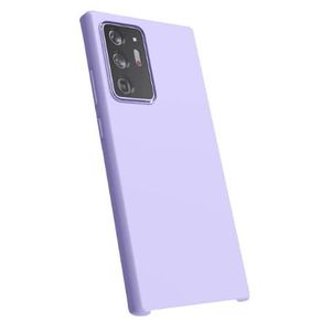 Soft Flexible Silicone Case for Samsung Galaxy Note 20 Ultra, Shockproof Anti-Scratch Slim TPU Protective Back Cover (Purple)
