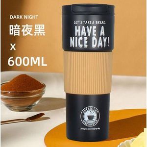 Thermos Cup Coffee Tea Mug for Home Office Travel 600ml Have a nice day mug
