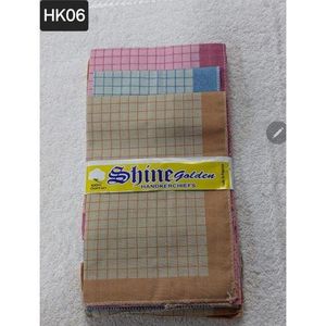 12pcs Cotton Handkerchiefs