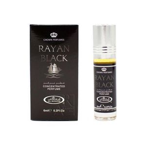 Al Rehab  Ryan Black Eau de Parfum 6ml - Long Lasting Unisex Fragrance