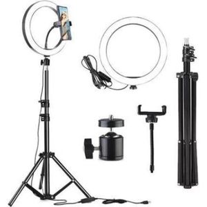 Org 12 inch Ring Light With 2.1Meters Tripod Stand And Phone Holder