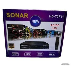 Sonar HD-T2F11 Decoder - DVB-T2 Terrestrial, Full HD 1080p, HDMI, USB, PVR Ready, AC/DC 12V