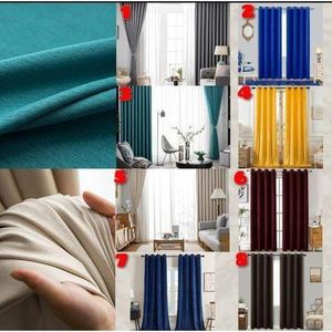 3 PC Plain Curtains(1.5 mtrs each+1.5 mtrs each+Sheers 3 m