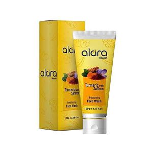 Alara Turmeric with Saffron Brightening Face Wash 100g