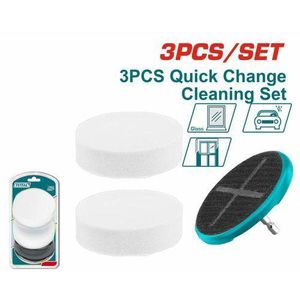 TOTAL  3Pcs Soft Sponges set