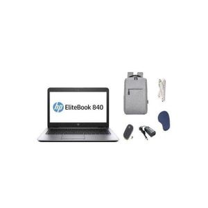 HP  EliteBook 840 G1 8GB Ram, 256 GB SSD, 14'' Screen Display Refurbished Intel Core i5 Laptop. Bluetooth,Webcam, Windows 11 PRO Activated, Office & software Installed + Free Bag + Charger + wireless Mouse,MousePad + Extension