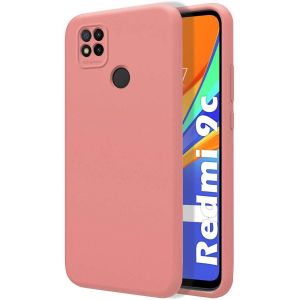 Silicone Phone Cover for Xiaomi Redmi 9C - Pink, anti-fingerprint, anti-scratch, durable silicone case