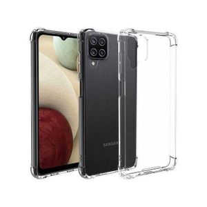 Samsung Galaxy A12 Crystal Clear Case – Anti-Yellow, Slim Fit, Shockproof Transparent Protective Cover