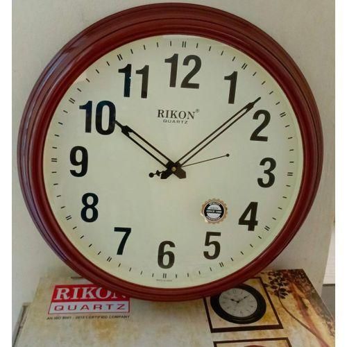 product_image_name-Rikon-Wall clock 43 cm diameter - Brown coloured-2