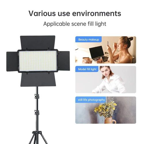 product_image_name-Generic-Varicolor Pro U800 LED Light Kit with 3200K 6500K Adjustable Color Temperature-2