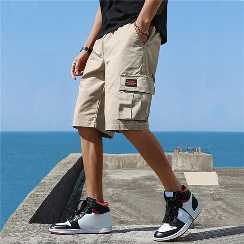 Generic Summer Casual Sport Shorts Plus Size Mens Cargo Shorts Hop Sweatpants Men Shorts Pockets Shorts for Men Loose Walk Shorts Khaki XXS Best Price Online Jumia Kenya