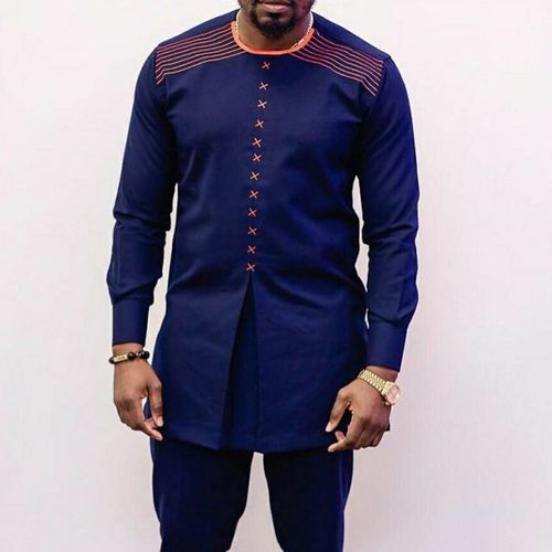 Fashion African Men's Designer Shirt With A Classy Pattern @ Best Price ...