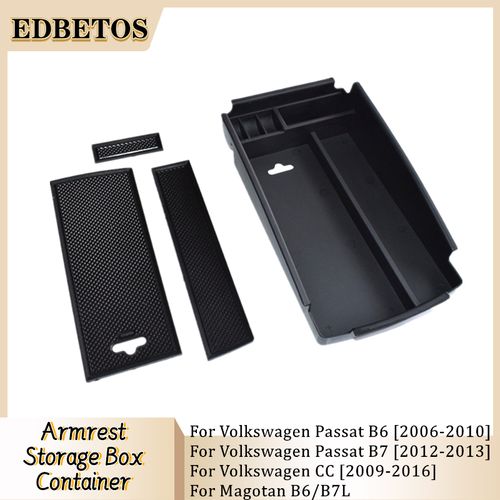 Generic For Volkswagen Passat B6 B7 CC Accessories Armrest Storage Box  Container Interior Accessories Center Conosle Organizer Tray @ Best Price  Online