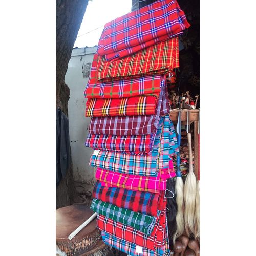 African Maasai Shuka Ethnic Throw Blanket Beach BBQ Picnic 