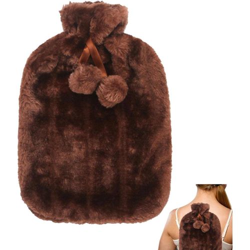 product_image_name-Generic-Hot Water Bottle with Soft Faux Plush Cover for Heat Therapy-5