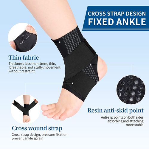 Ankle Brace Wrap Compression Tension Straps