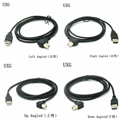 5M 3M Up Down Left Right Angled 90 Degree USB Micro USB Male to