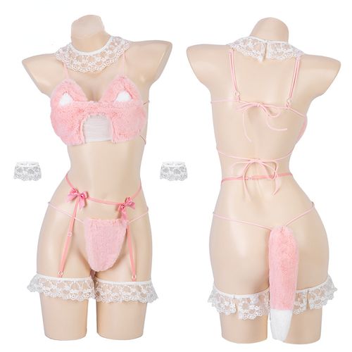 Japanese Kawaii Style Soft Plush Lingerie Cute Girl Cartoon