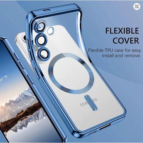 product_image_name-Samsung-Galaxy A36 Luxury Clear, Transparent Magsafe High Protection Phone Case/ Back cover-2