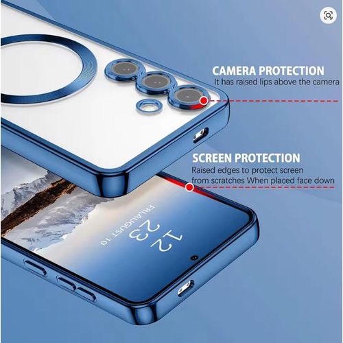 product_image_name-Samsung-Galaxy A36 Luxury Clear, Transparent Magsafe High Protection Phone Case/ Back cover-4