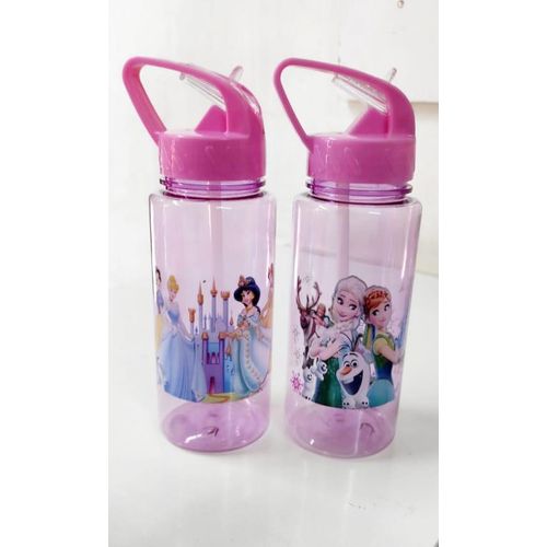 product_image_name-Generic-Disney Kids Water Bottle 650ml Cartoon Straw Cup – Minnie, Mickey, Princess & Superhero Sports Drinking Bottle-2