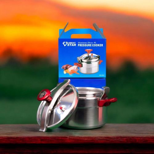 product_image_name-Greatstar-Original Aluminum Pressure Cooker 9 Liters-1