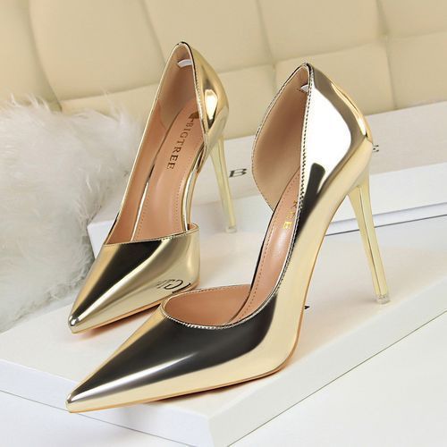Adroit Fashion Ladies Fashion High Heels Female Classic Simple Pointed High Heels Gold Best Price Online Jumia Kenya