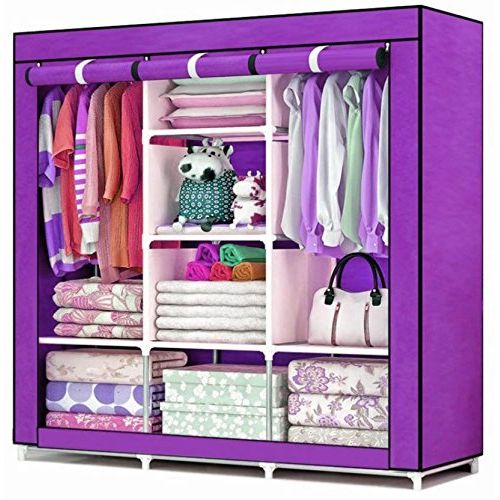 Generic 3 Layer Wardrobe Shelf Rack Fancy N Foldable (Multi Color ...