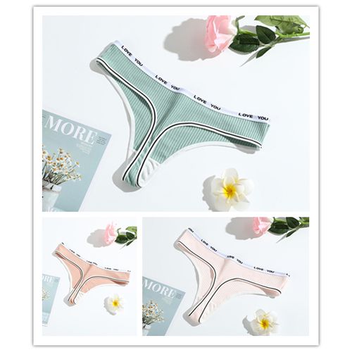 Shop Generic 3PCS/Set G_string Sexy Low_Rise Women Cotton Panties