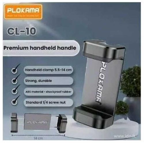 product_image_name-Generic-PLOKAMA CL-10 Double Pull Phone Clip Universal Adjustable Mobile Phone Holder -2