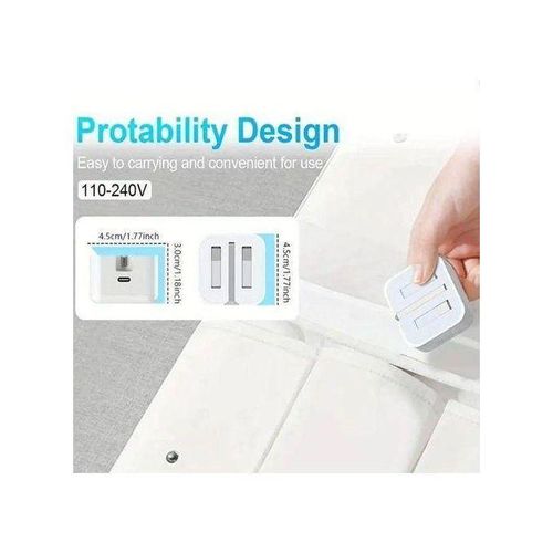 product_image_name-Apple-25W Plug Adapter Type C Fast Charging USB-C For IPhone (Head Only)-3